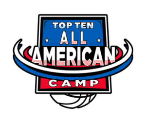 Top ten all american camp logo
